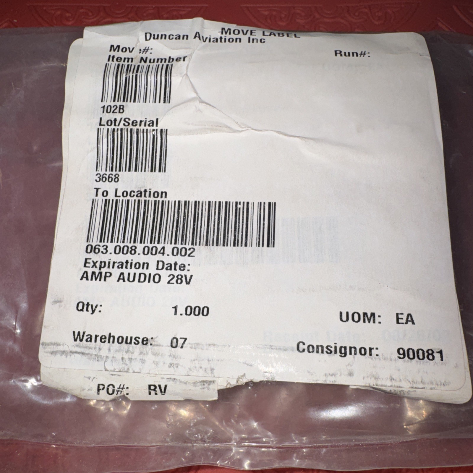 NEW Bendix Model 102B Audio Amplifier, Tested (AP13)