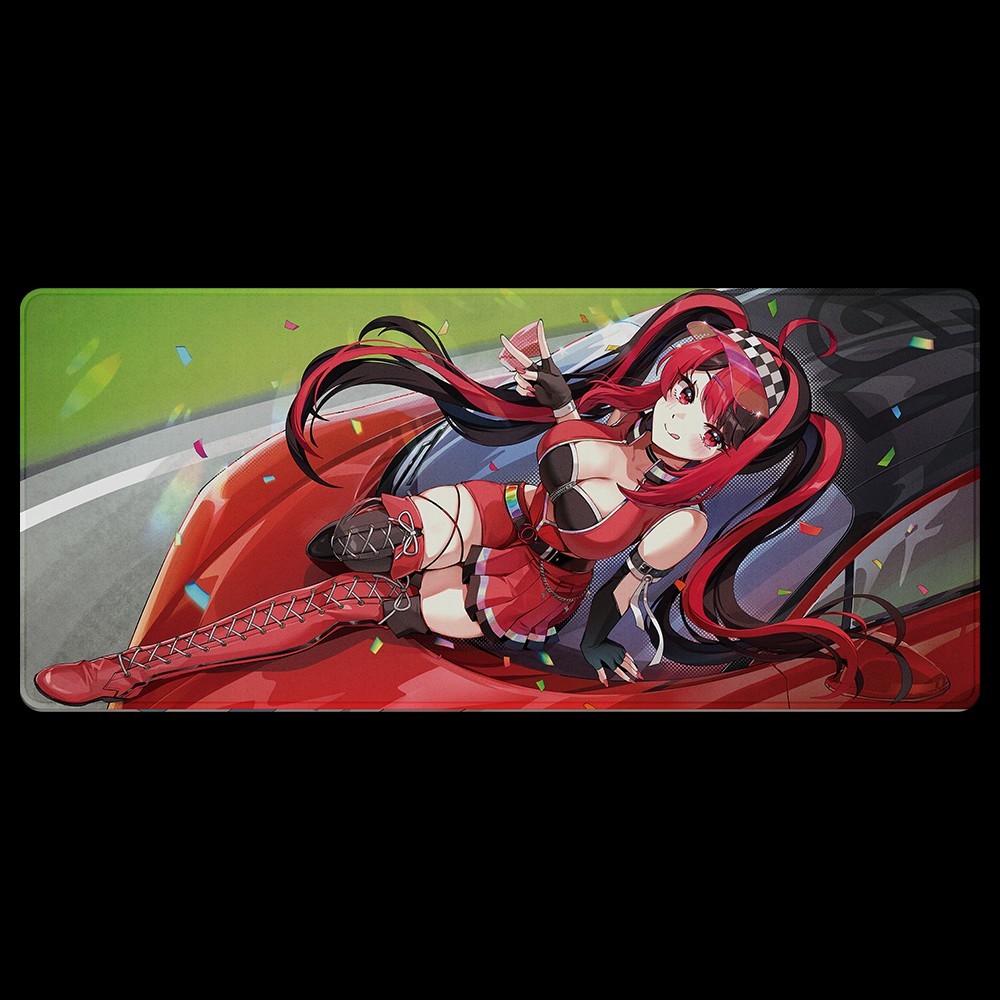 Gamer Supps Waifu Cups x GX Aura "Racer Queen" Mousepad Desk Mat