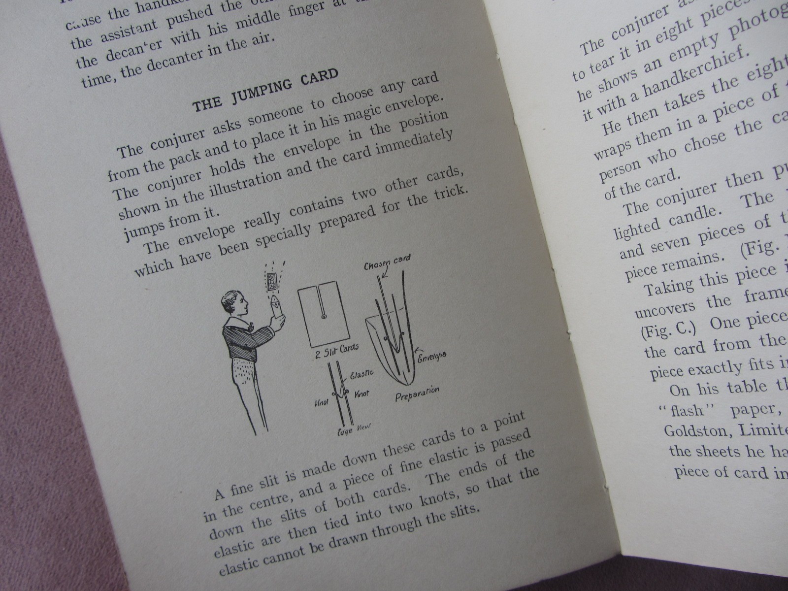 1915 Simple Conjuring Tricks That Anybody Can Perform Book Will Goldston Magic