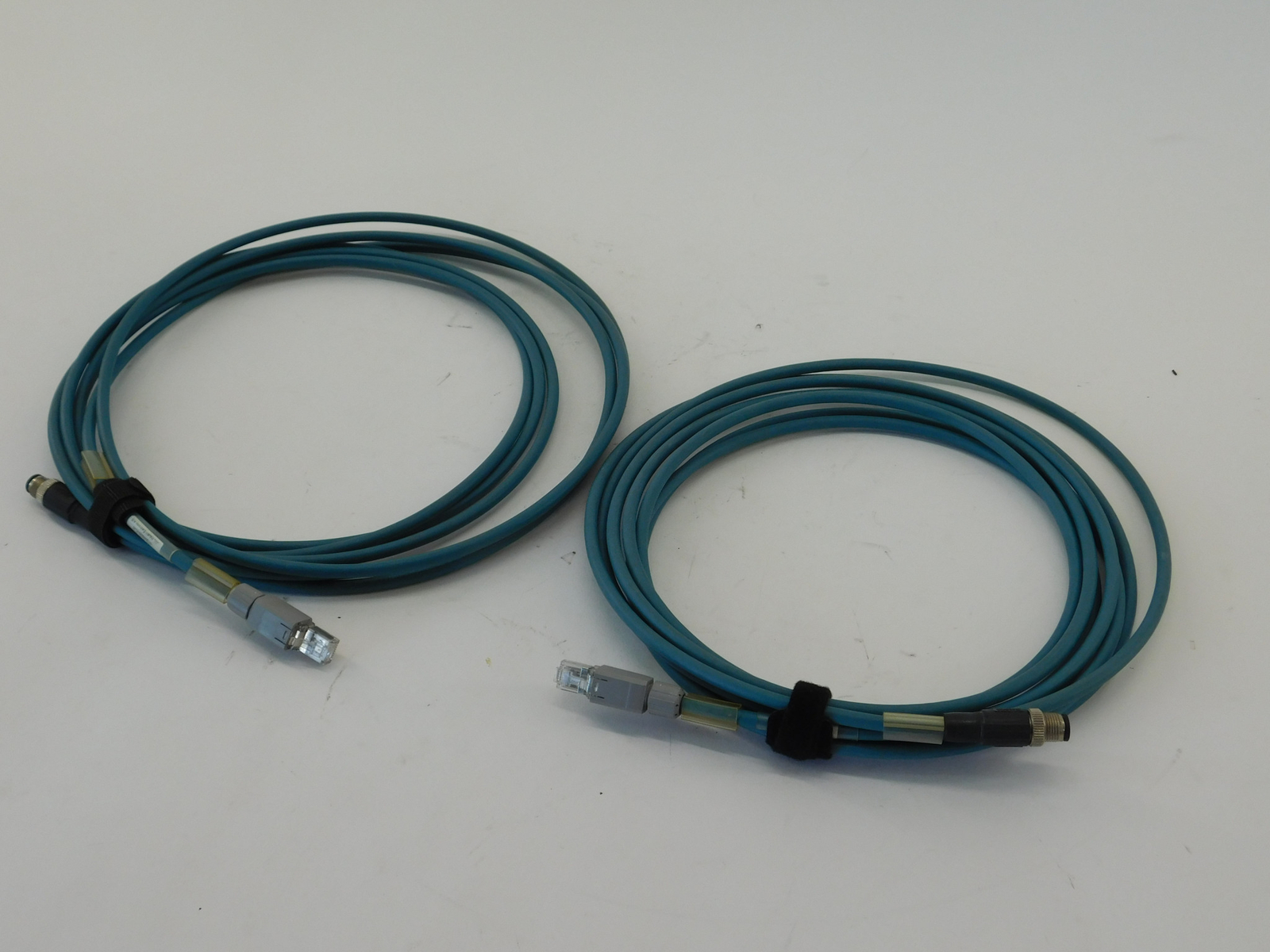 *Lot of 2* JVL WI1046-M12M4S05NRJ45 M12/RJ45 Ethernet Cable 5M