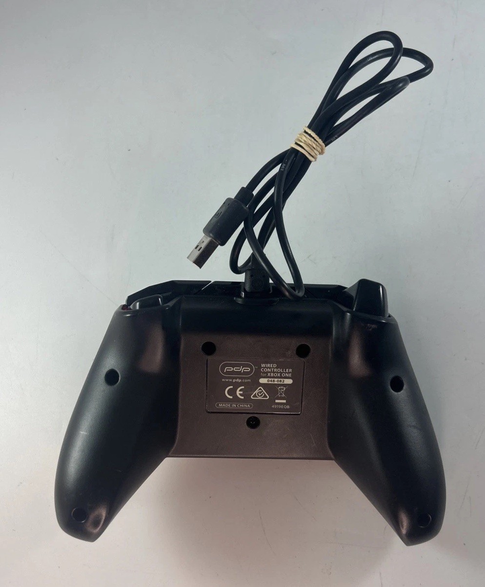2 PDP Wired Controller 049-024 Afterglow 049-082 Translucent Red Xbox One TESTED