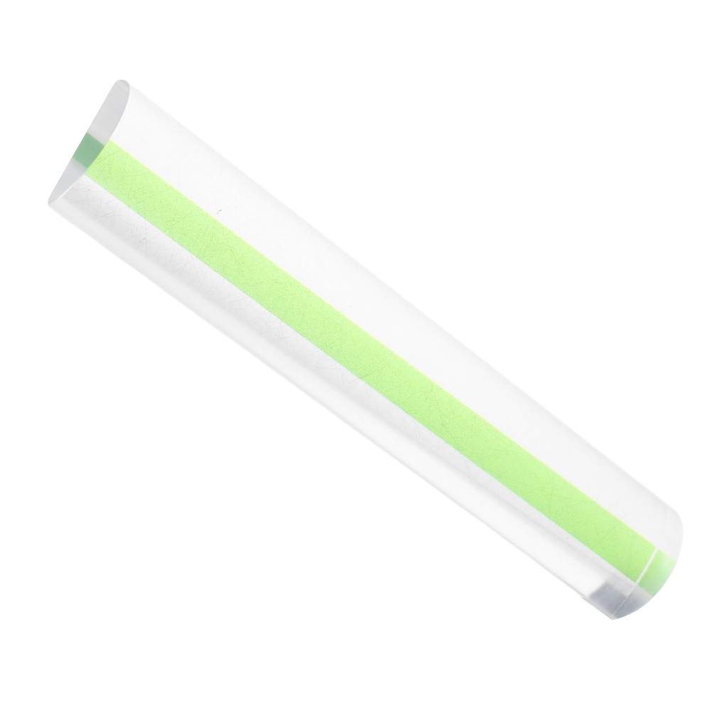 Acrylic Magnifying Ruler Plastic Inch Reading with Magnifier Clear Desktop
