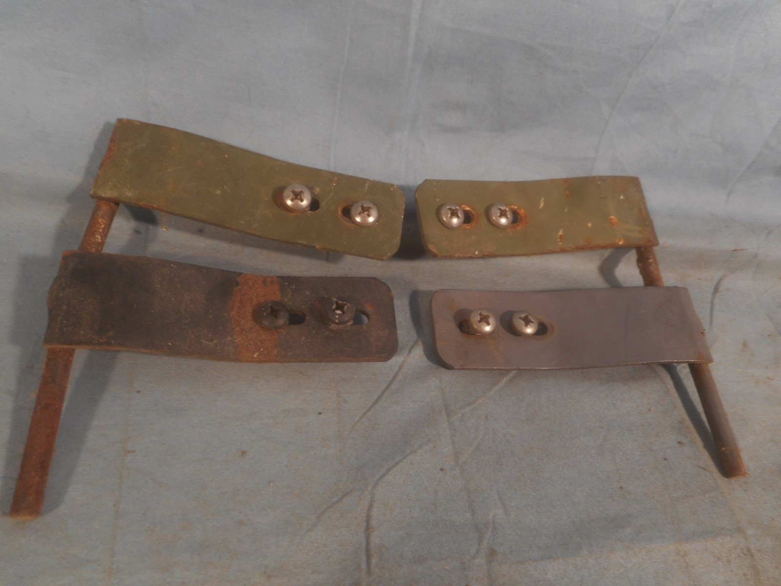Vintage Set of 4 MILITARY SURPLUS HMMWV DOOR HINGES M998 TRUCK-  US ARMY