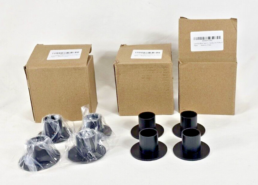 8 Pcs Black Candle Holders Set Vintage Looking/ Minimalistic Candlestick Holder