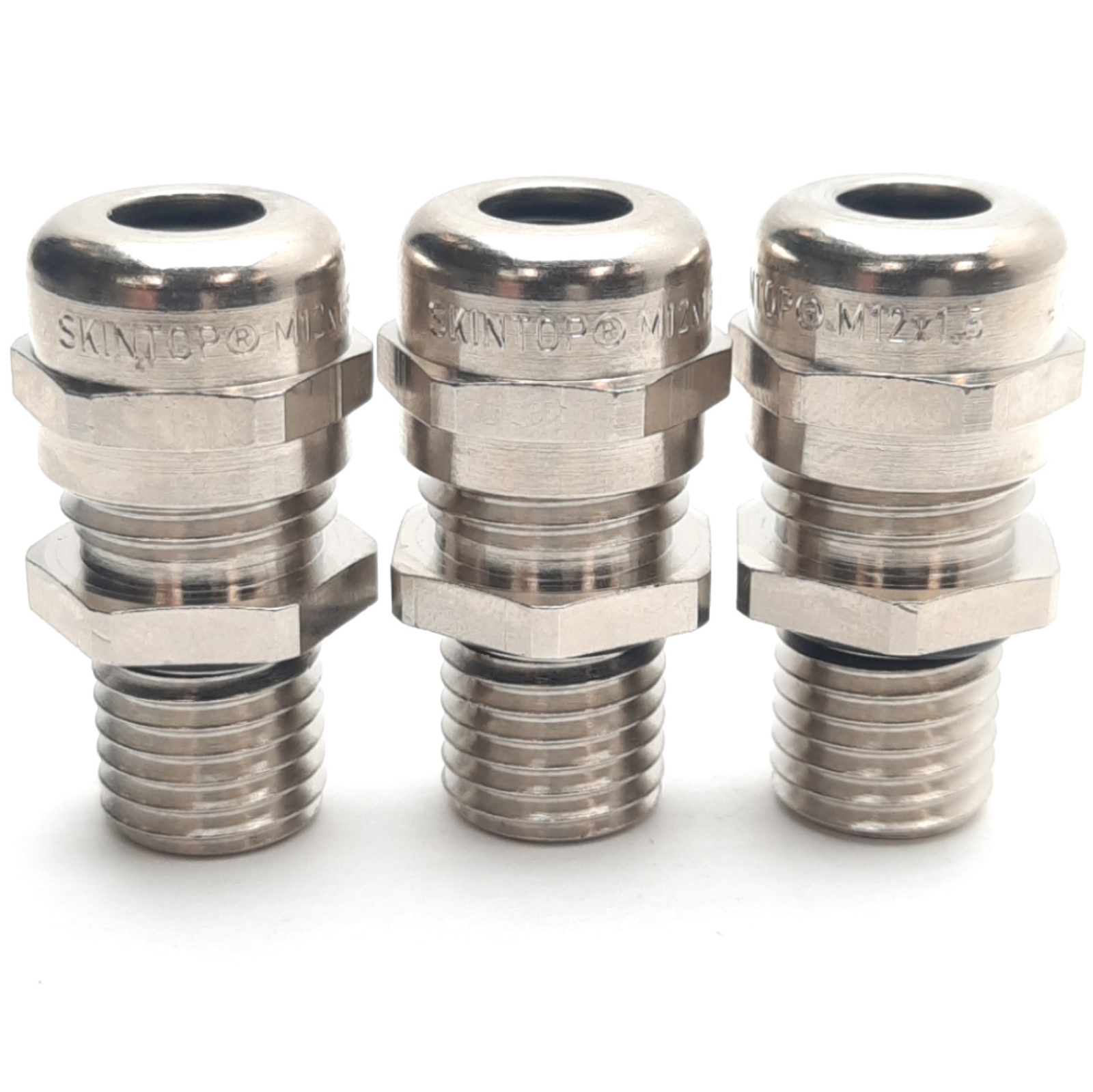 Lot of 3 LAPP 53112005 SKINTOP MS-M-XL Strain Relief Cable Gland M12