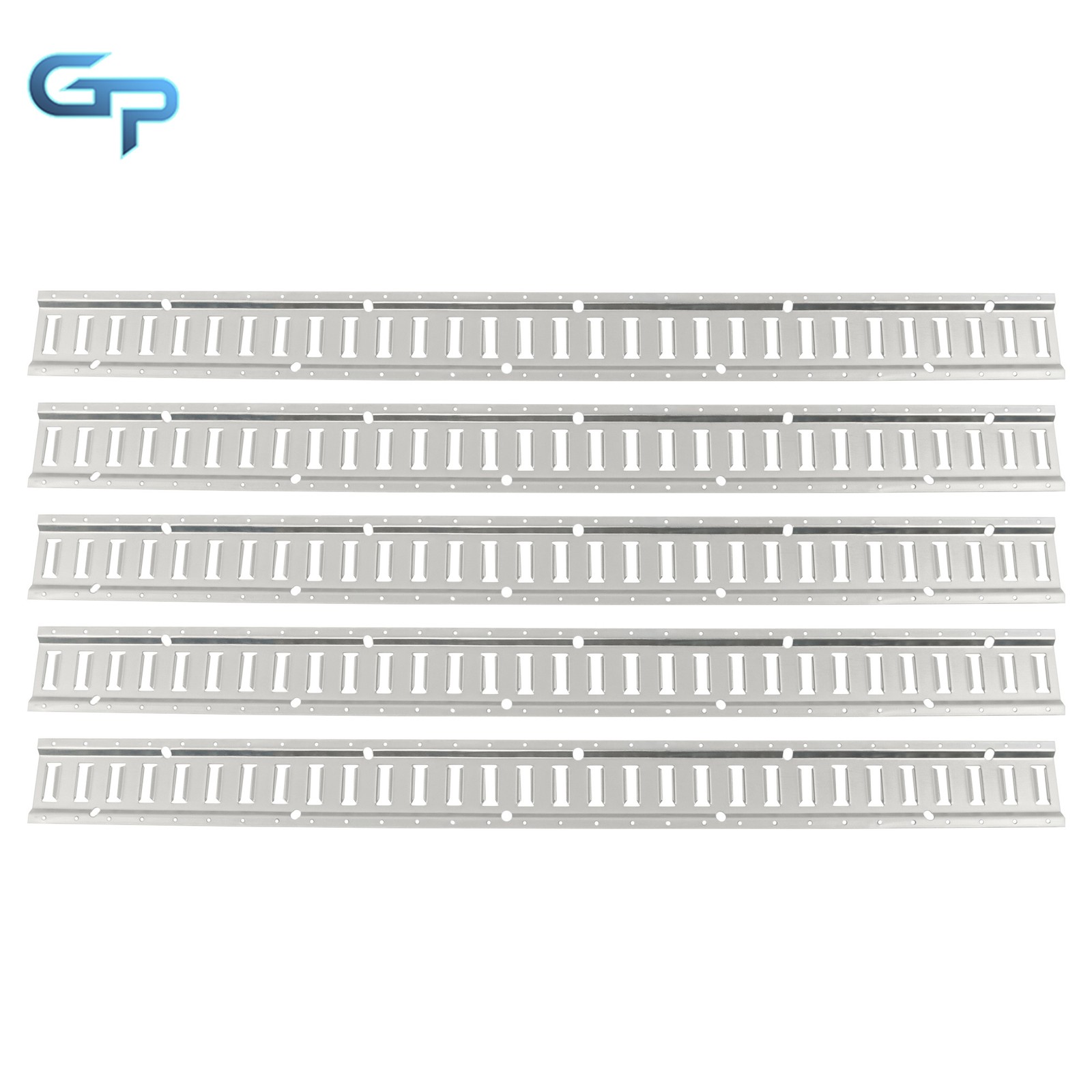 5 Pack 5' E Track Tie Down Rail Kit For RV Trailer Camper Truck