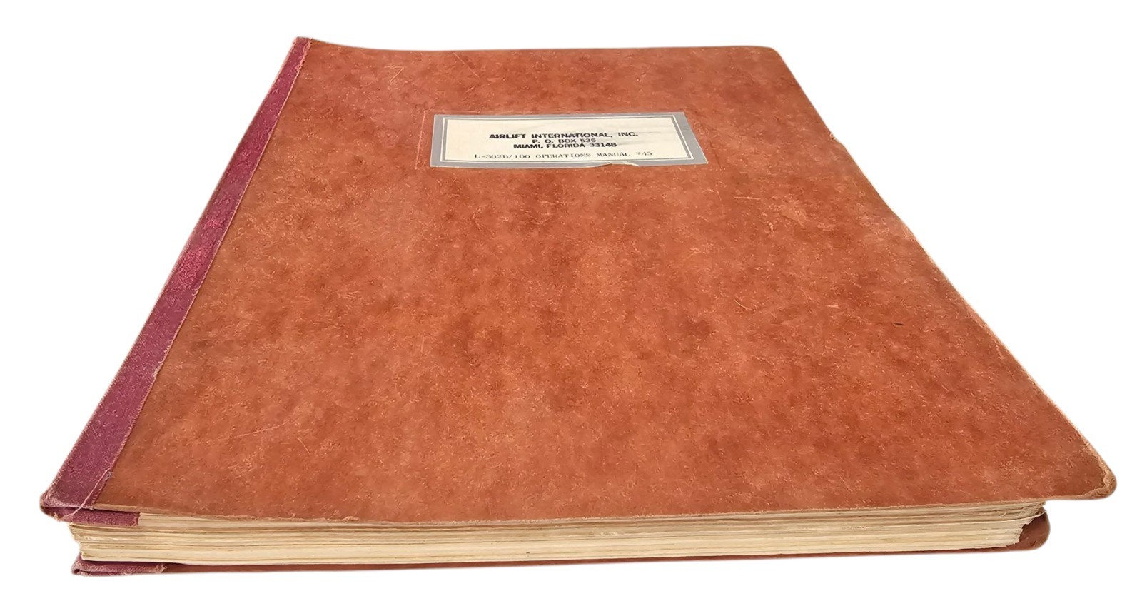 Lockheed L-382B/100 Hercules Pilot's Operations Manual