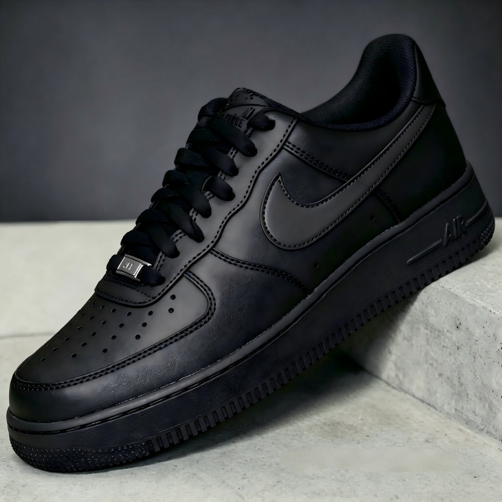 Nike Air Force 1 '07 Low "Triple Black" Men's Size New Shoes Sneakers