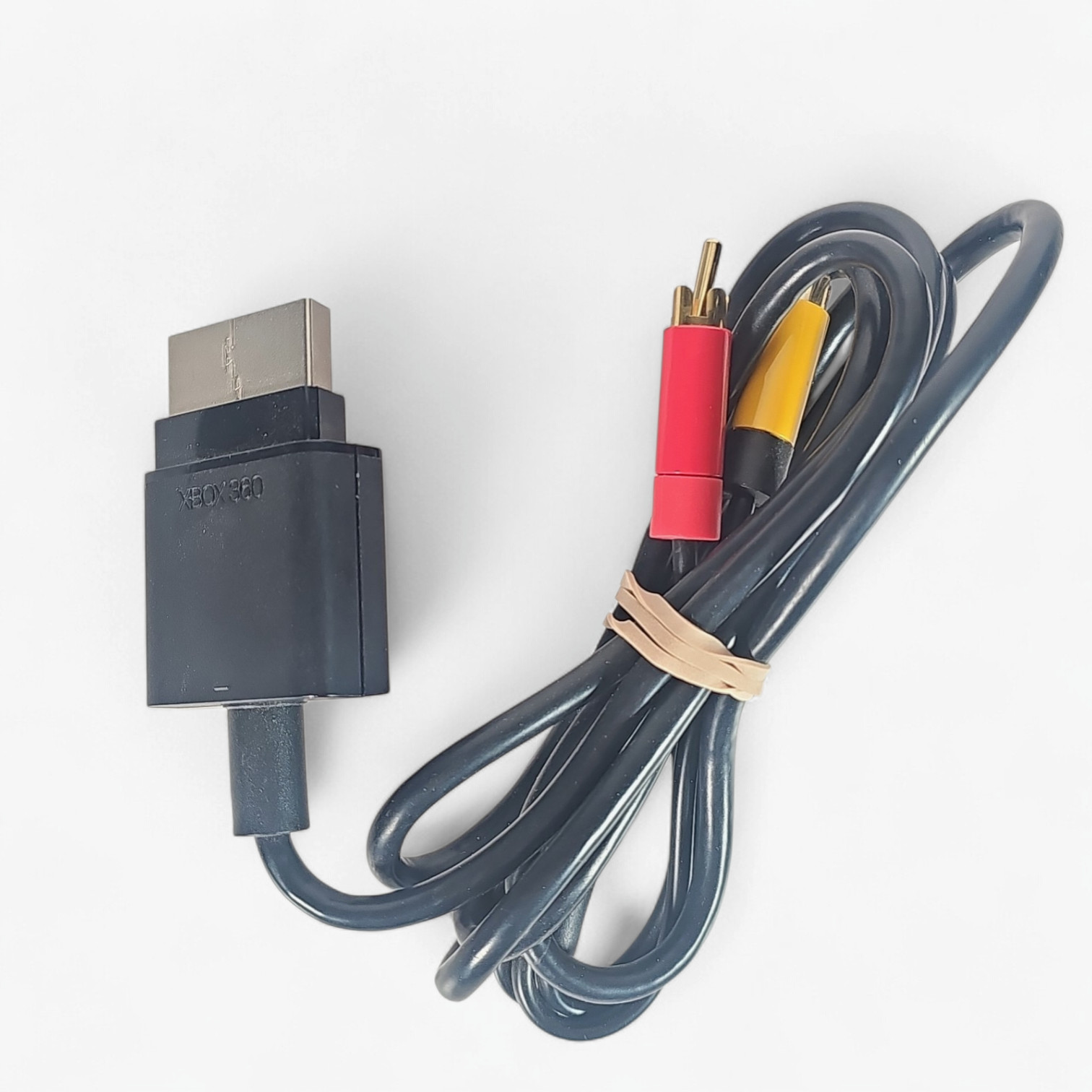 Genuine Microsoft Xbox 360 Composite AV Cable OEM Red White Yellow TV Cord