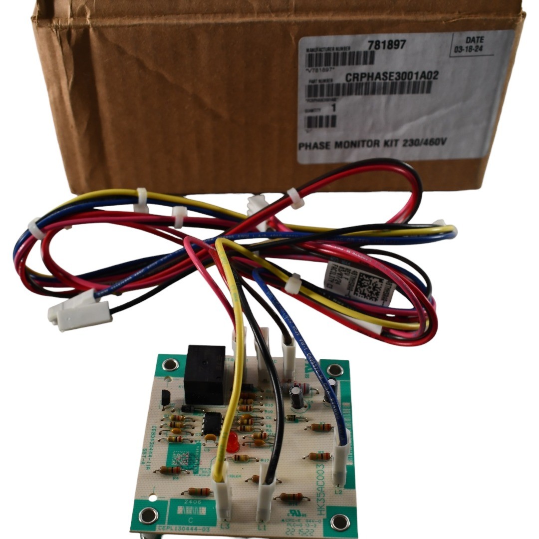 NEW Carrier 781897 CRPHASE3001A02 HVAC Phase Monitor Kit 230V 460V 3 Phase