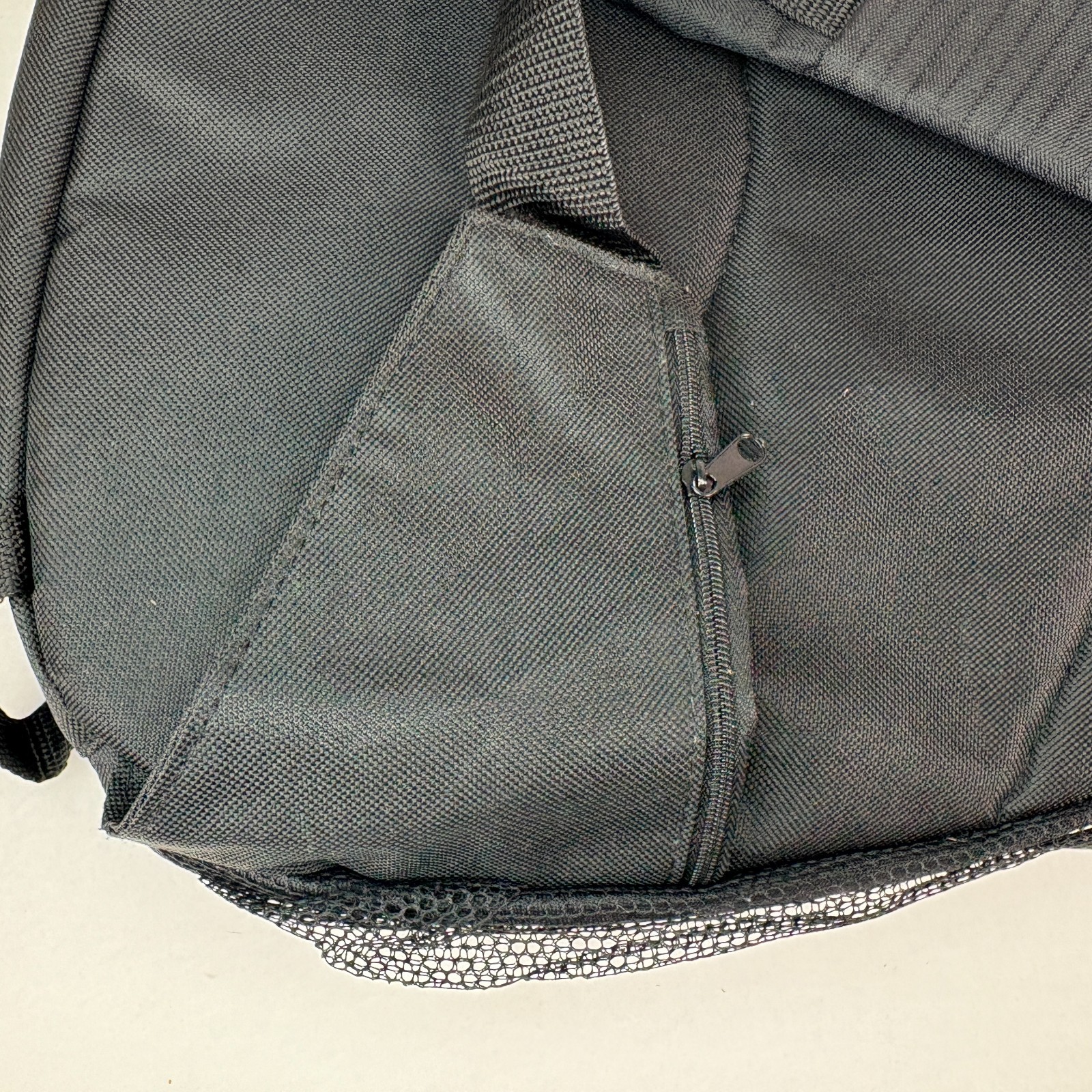 EUC Bushnell Black Canvas Shoulder Sling Backpack