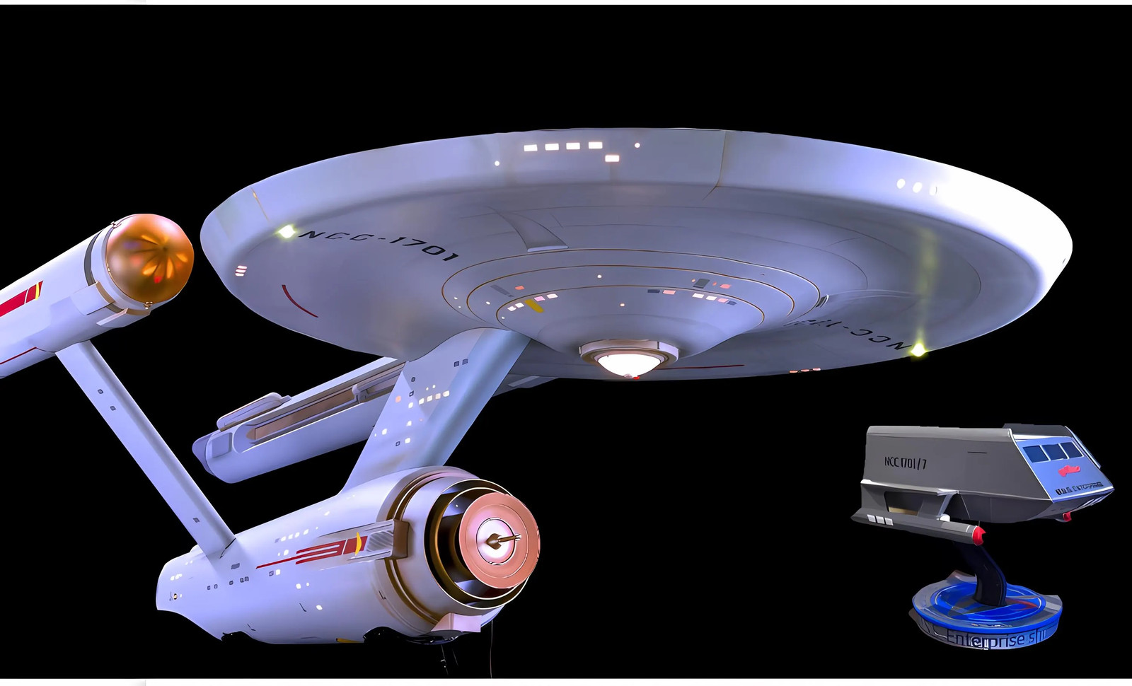 USS Enterprise Galileo shuttle craft 3d model