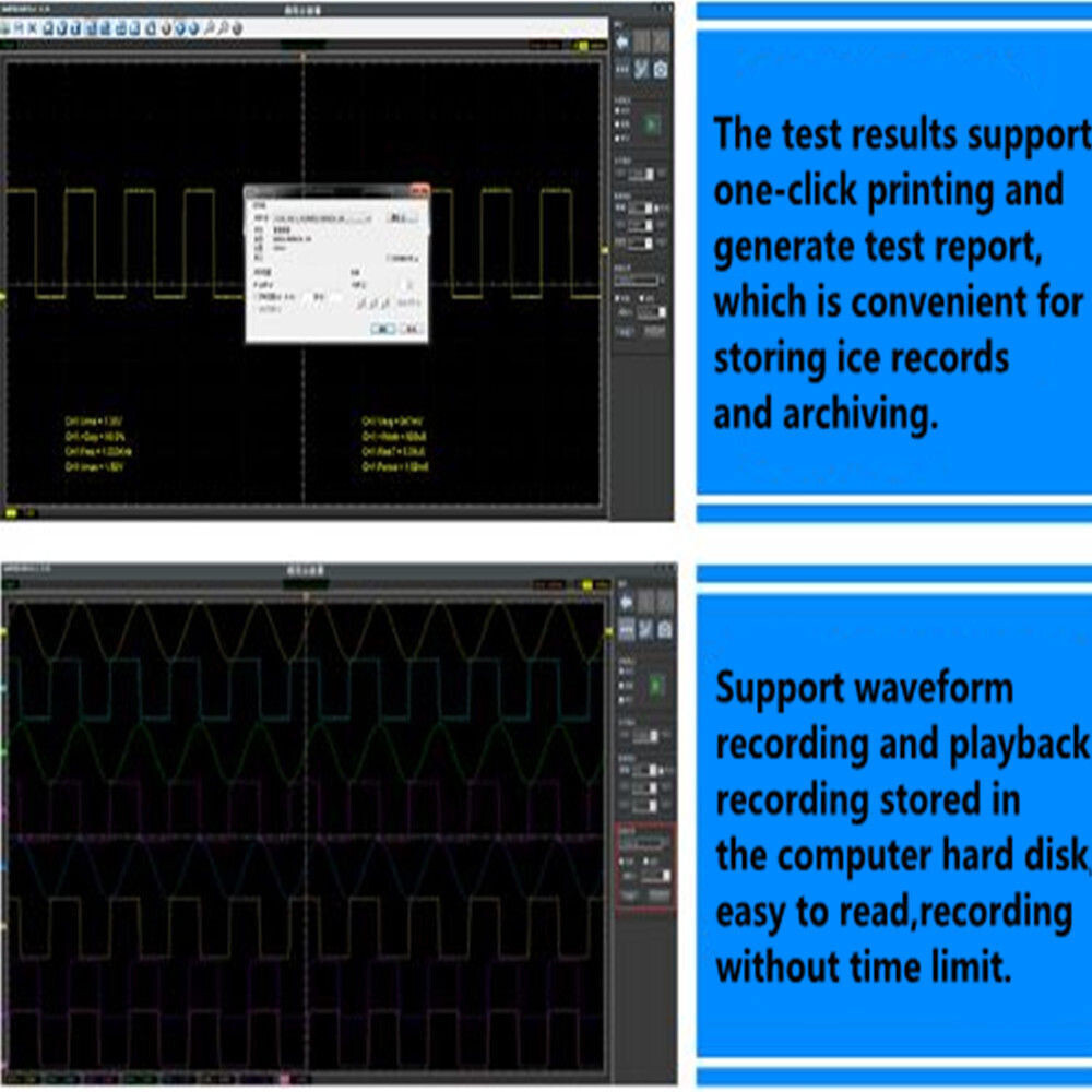 1008C USB Auto Scope/DAQ/8CH Generator vehicle test currect clamp Oscilloscope
