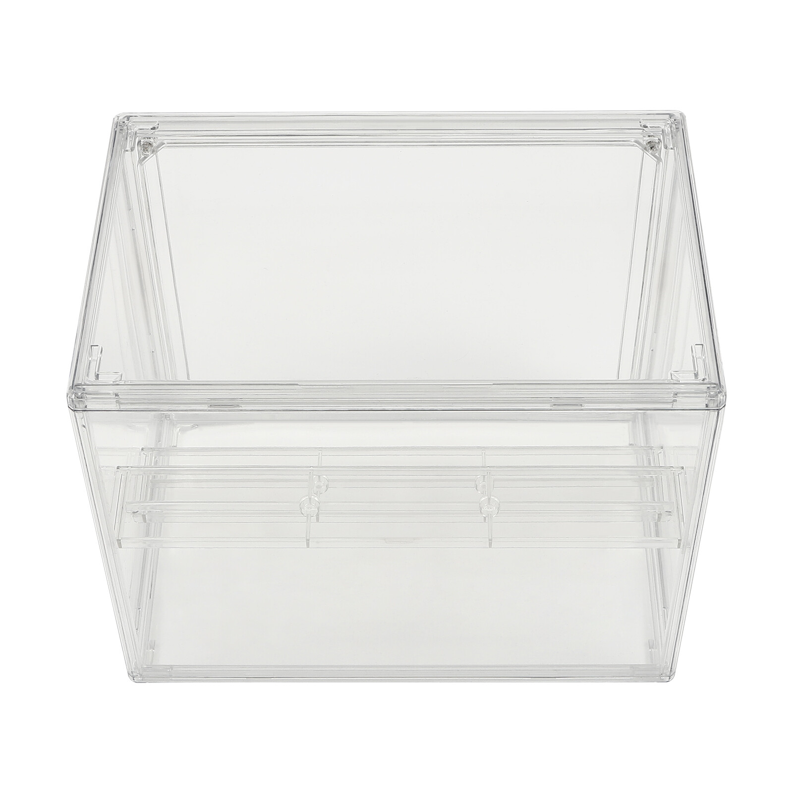 Clear 2-Tier PET Display Case Countertop Bread Cake Cupcake Storage