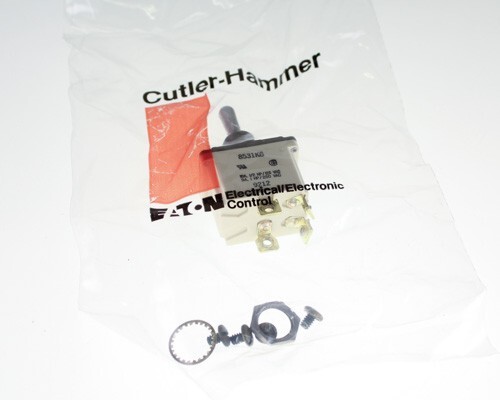 8531K6 Eaton Full Size Sealed Toggle Switch DPST On-Off 18A 125V
