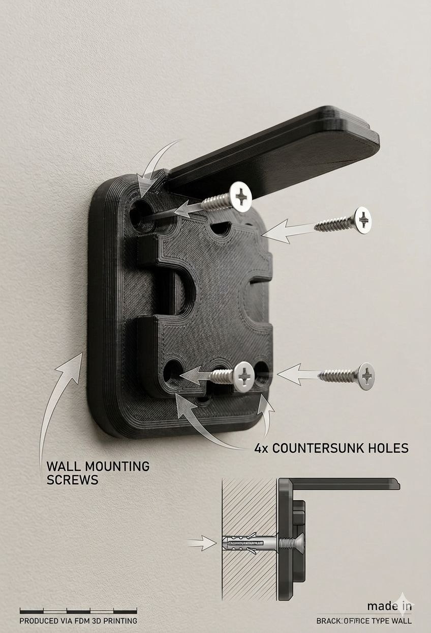 AOSU security camera wall mount bracket