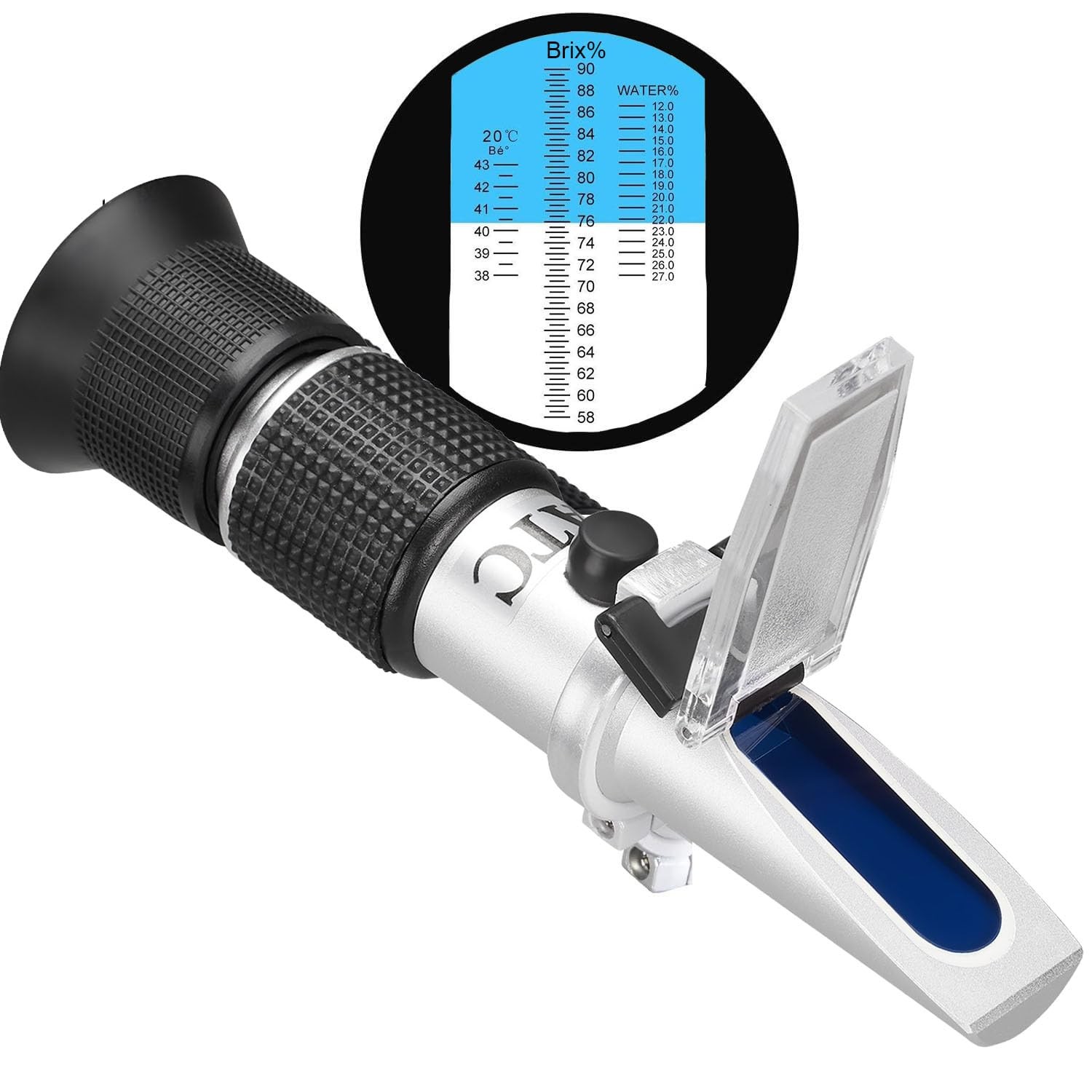 KiyHemo Honey Refractometer Maple Syrup for Brix (58-90%), Moisture (12-27%) ...