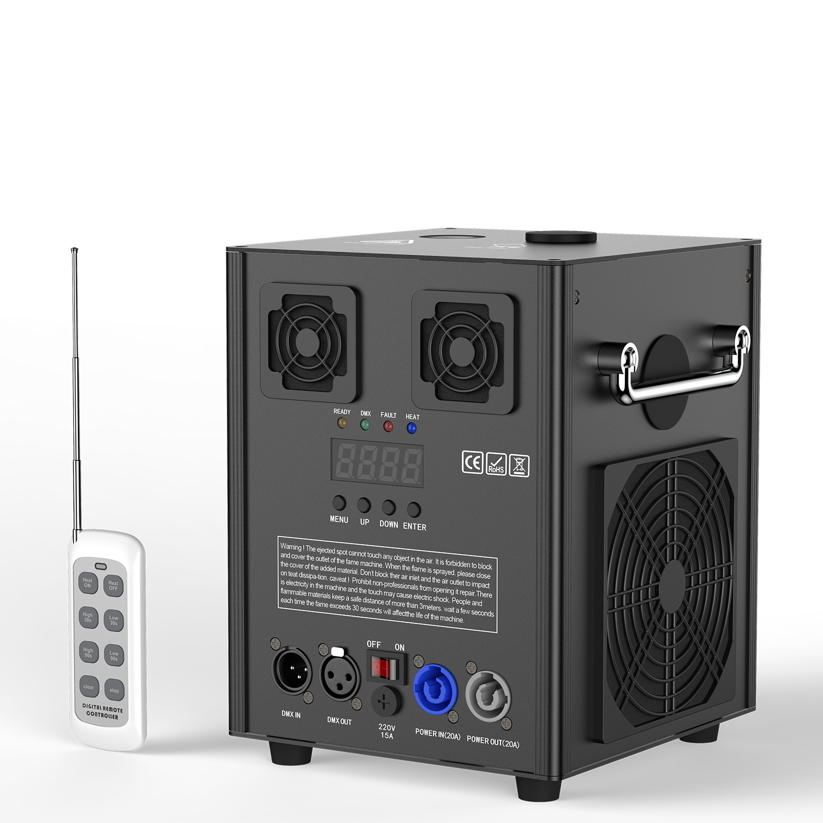 700W Cold Spark Machine Stage Effect Sparklers With Remote Flight Case Wedding