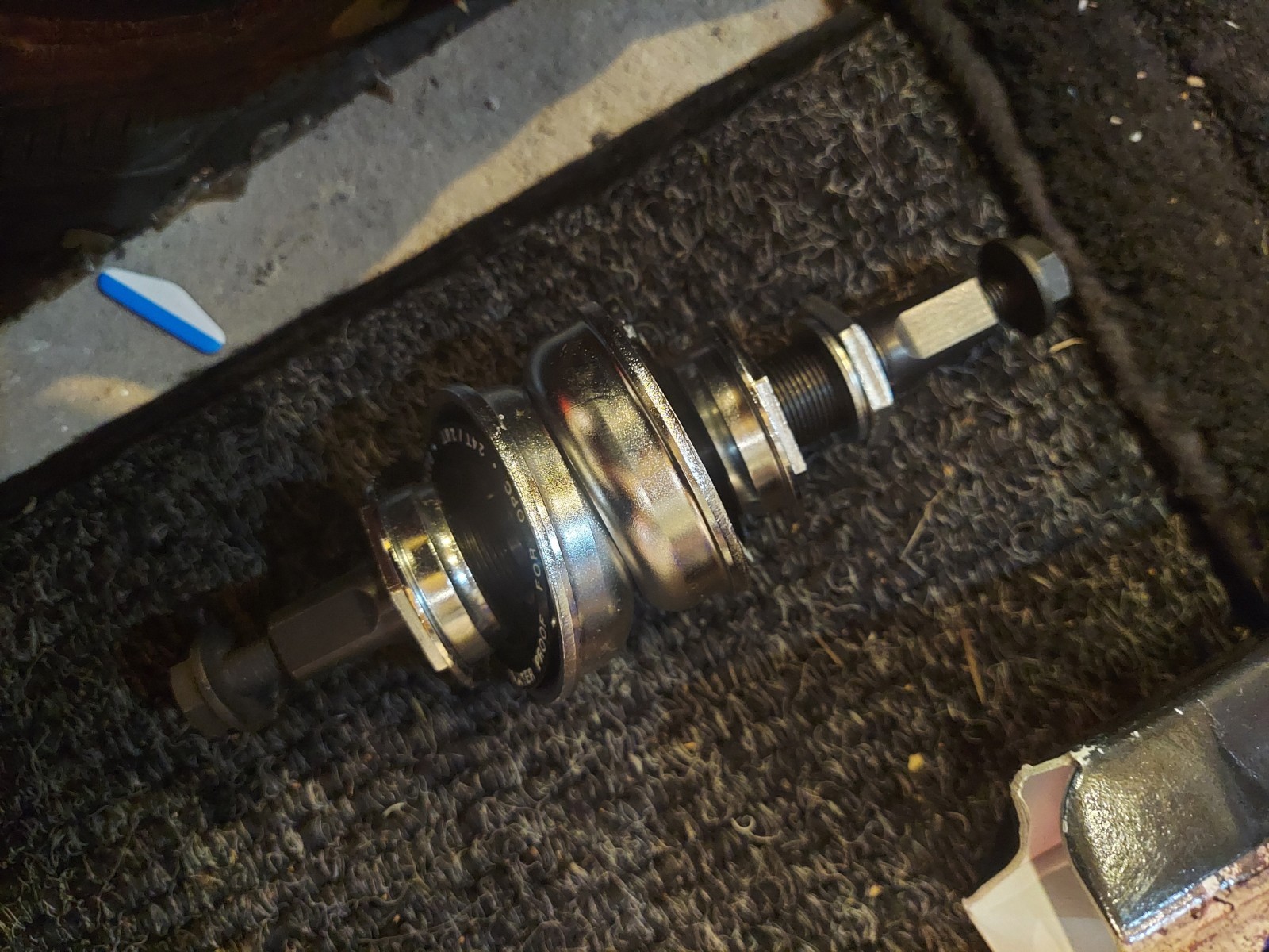 Bottom Bracket Conversion Action American to 3pc 135mm spindle for dbl/tpl