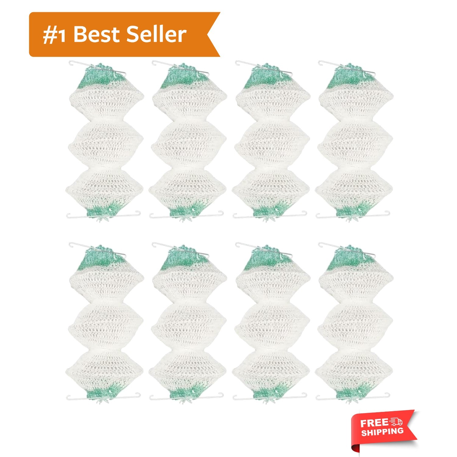 Lantern Mantles Bulk Accordion Shape Clip On