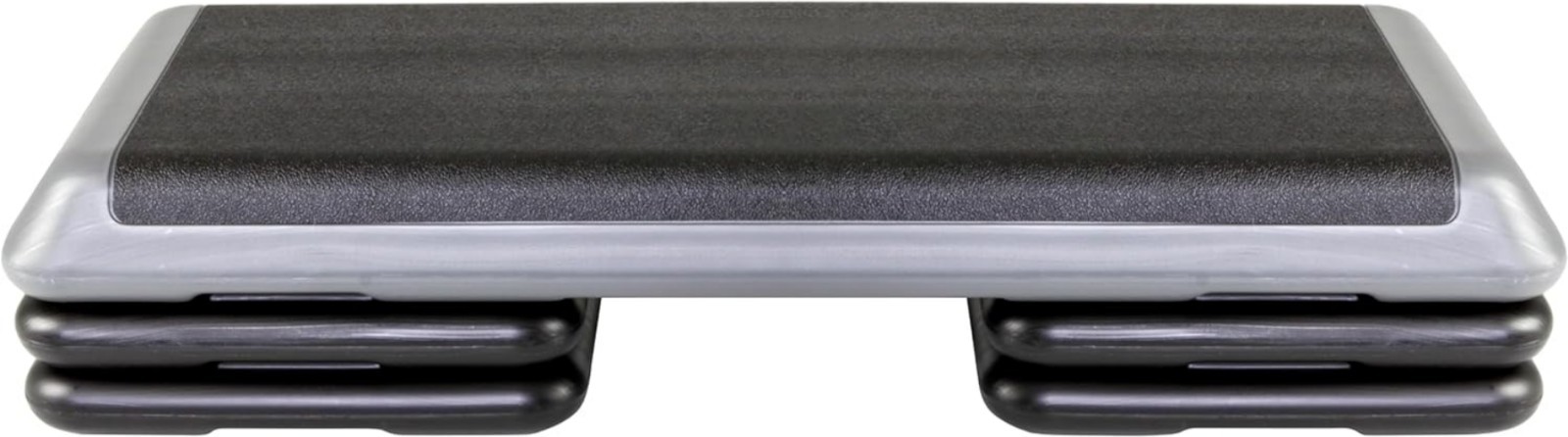 Durable Step Exercise Platform with 4 Height Options for Customizable Workouts