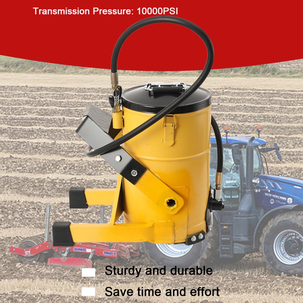 10L Foot Operated Grease Pump 0.85L/min 10000PSI Grease Pump With Foot Pedal