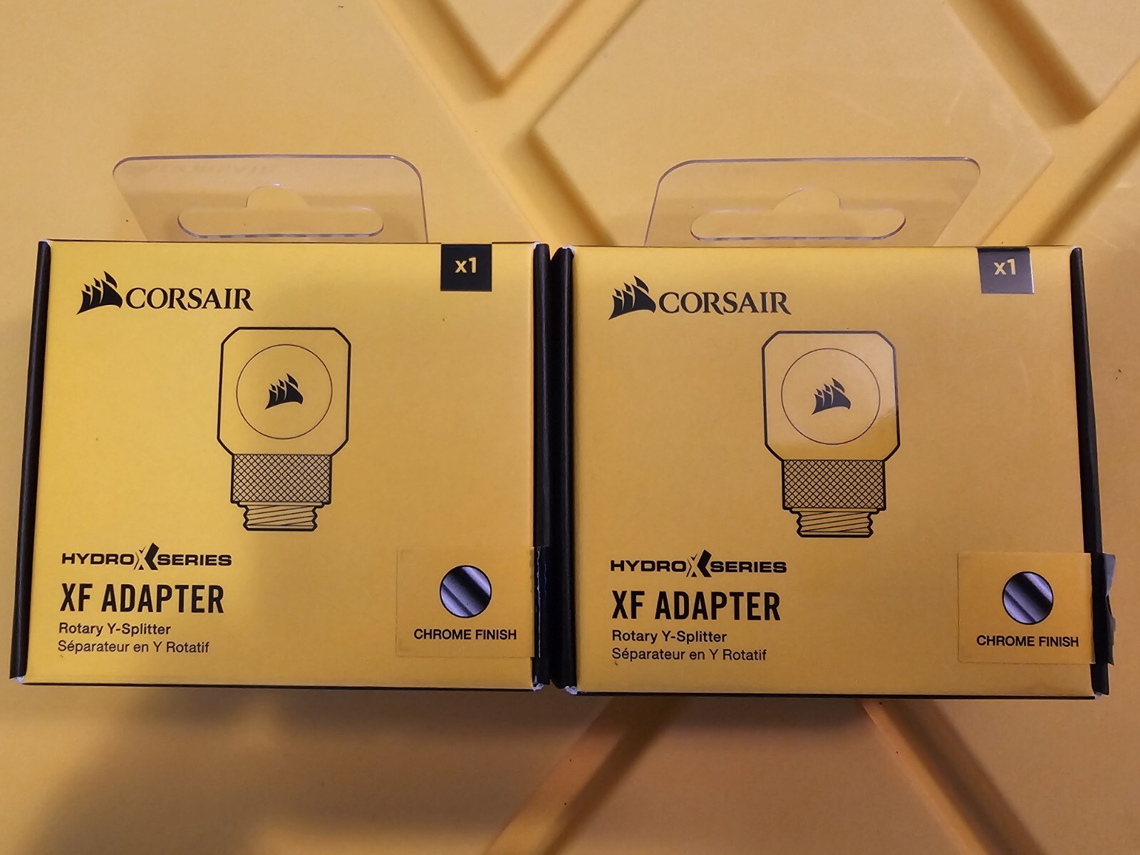 !!NEW-OPEN BOX!! Corsair Hydro X Series XF Rotary Y-Splitter, Chrome
