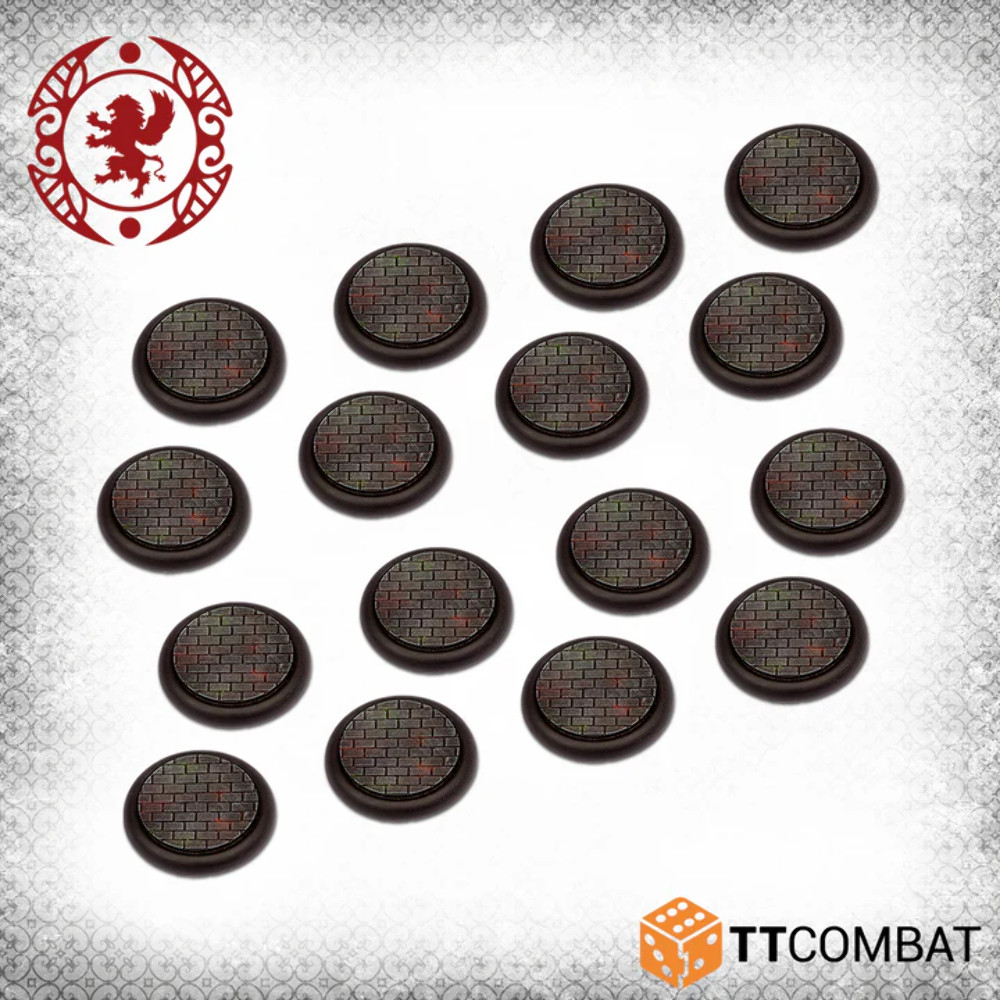 Carnevale - TTCGR-ACC-013 - 30mm Cobblestone Bases