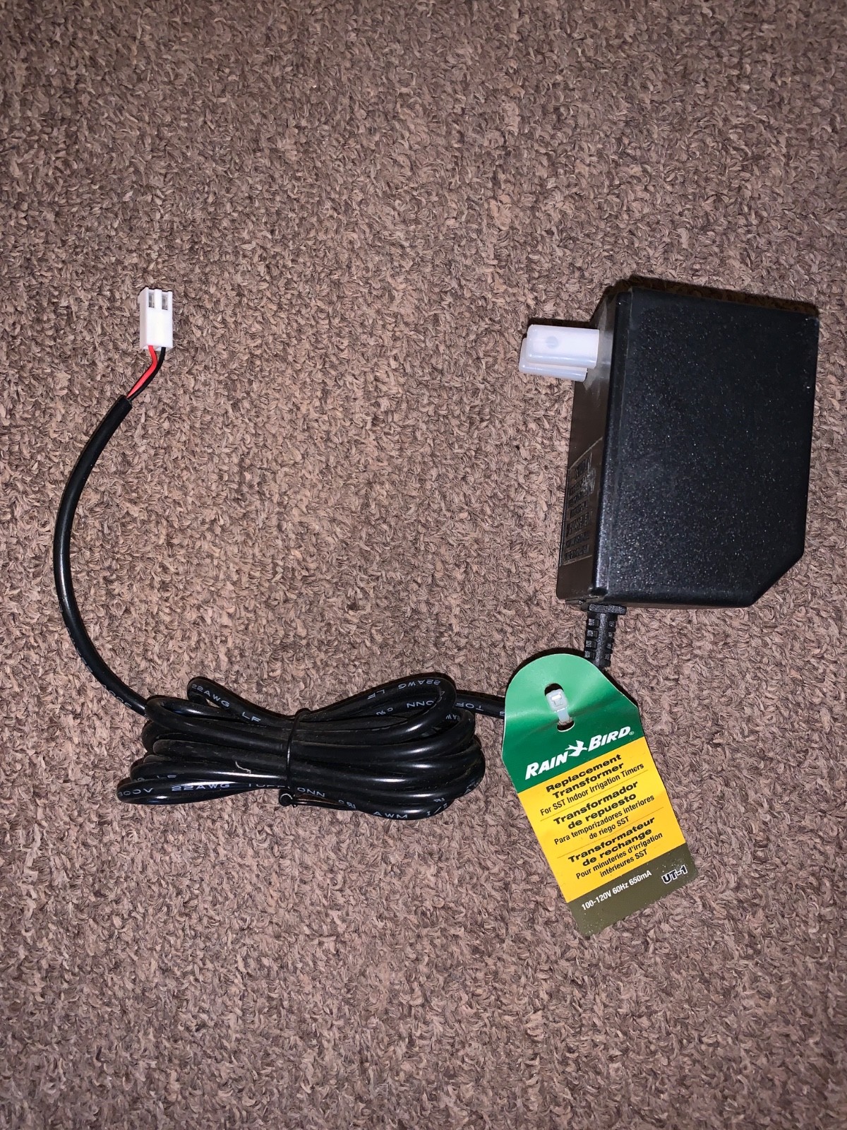 Rainbird UT-1 OEM Sprinkler Timer Electrical Plug/Transformer