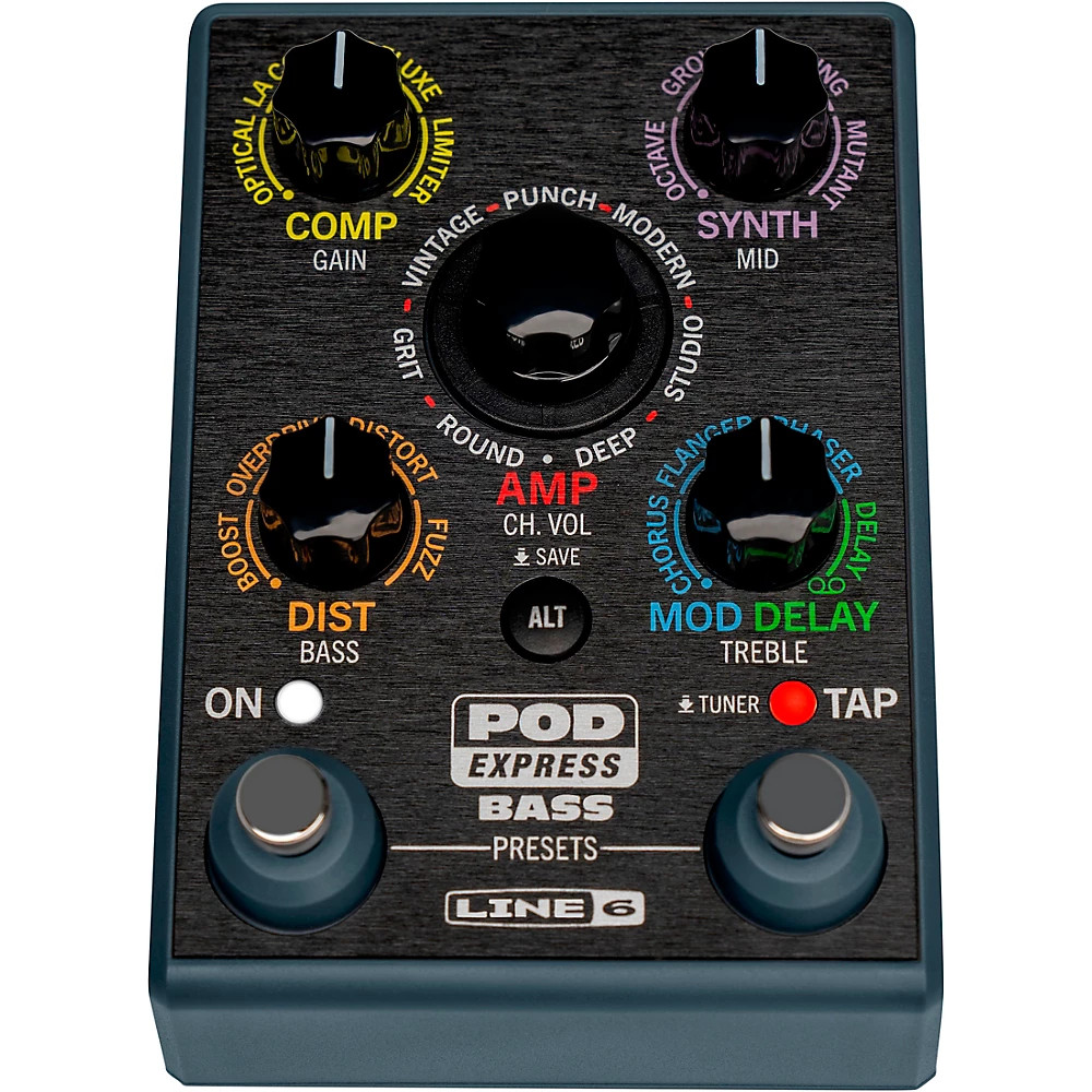 Line 6 POD Express Bass Effects Processor Black