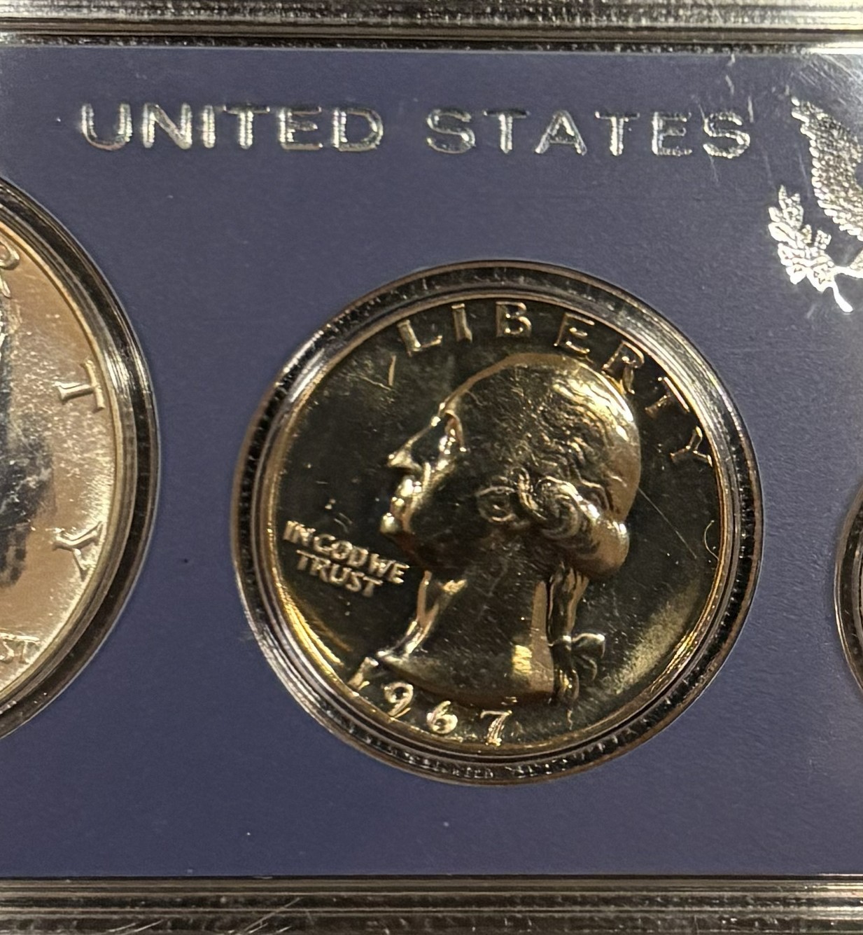 1967 U.S. Special Mint Set - SMS - 5-Coin Set - U.S. Mint Plastic Packaging