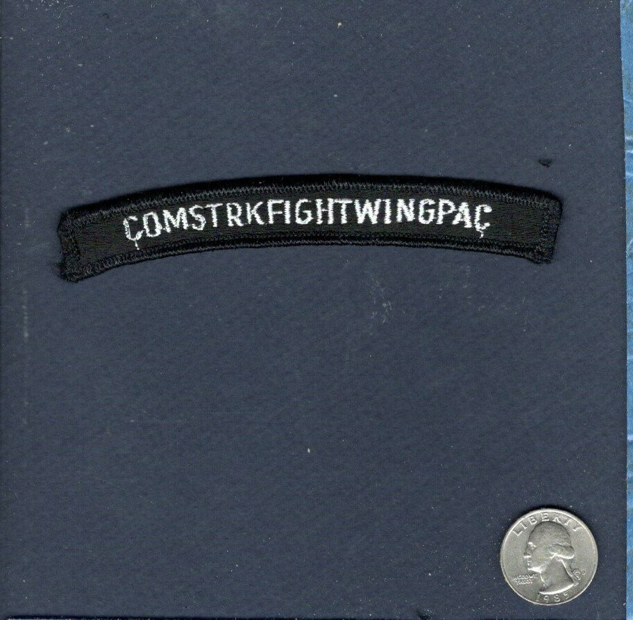 STRIKE FIGHTER WING PACIFIC US Navy Enlisted Uniform Squadron Rocker Patch