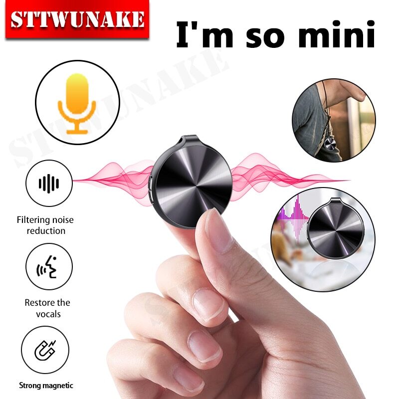 Mini Voice Activated Recorder Small Digital Recording Hidden Listening Device