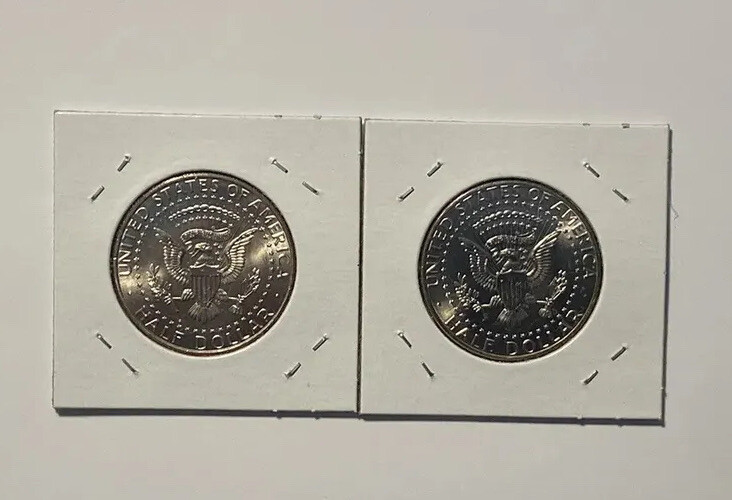 2005 P&D KENNEDY HALF DOLLAR Set (2 COIN SET) Uncirculated.