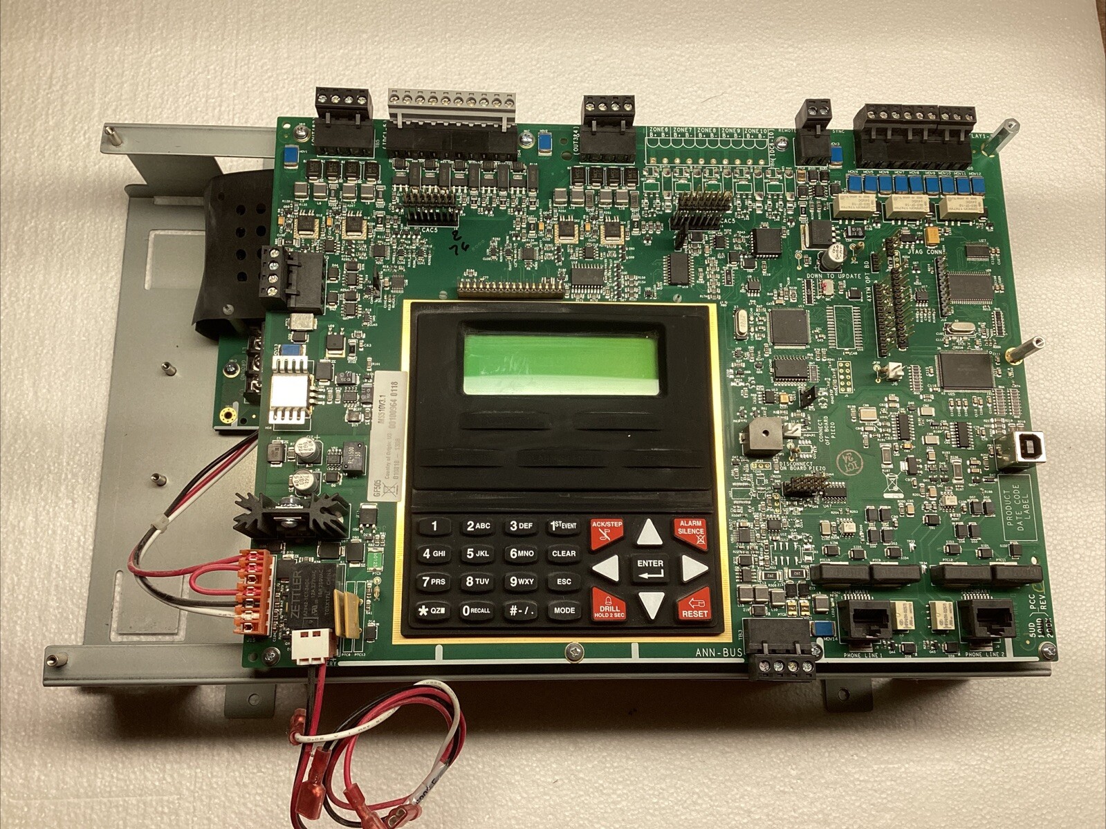 Gamewell FCI GF505 Fire Alarm Control Panel