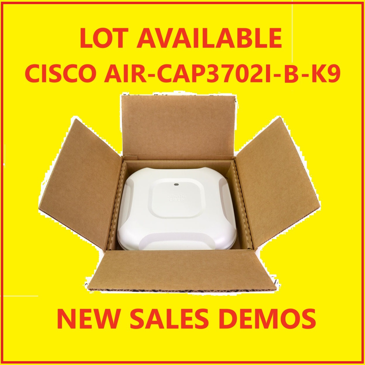 🍀 NEW DEMO LOT 10x Cisco AIR-CAP3702I-B-K9 3702i Aironet Wireless Access Points