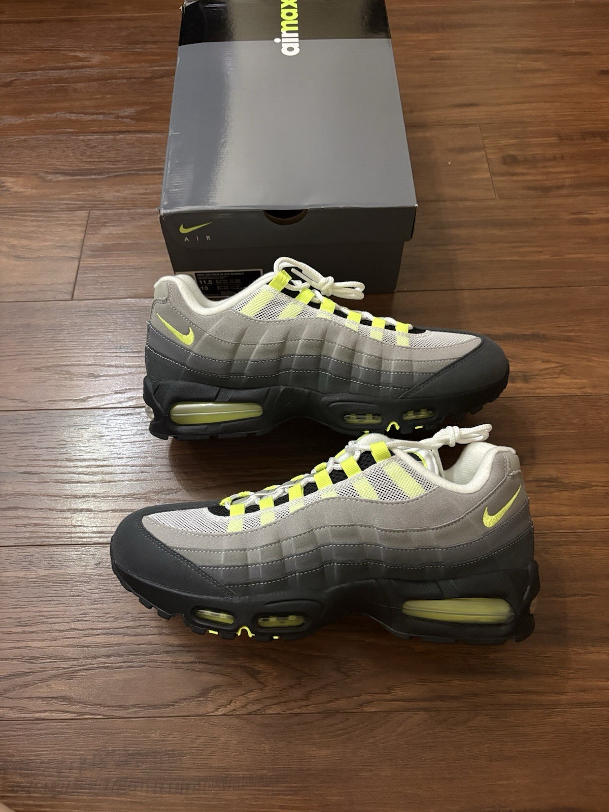 Nike Air Max 95 OG Big Bubble Neon (2026) HM4740-001 Size 11.5 Men’s Brand New