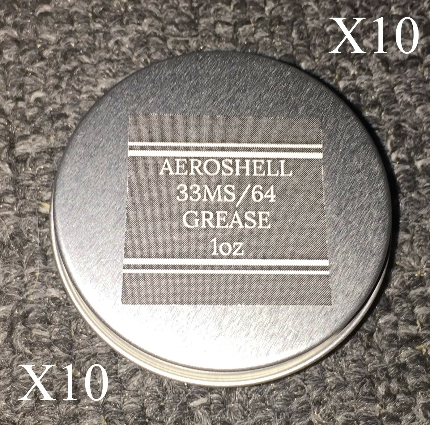Ten AeroShell 33MS/64 Barrel & Nut Grease-Mil Spec - 1oz Jars - DEALER SPECIAL!