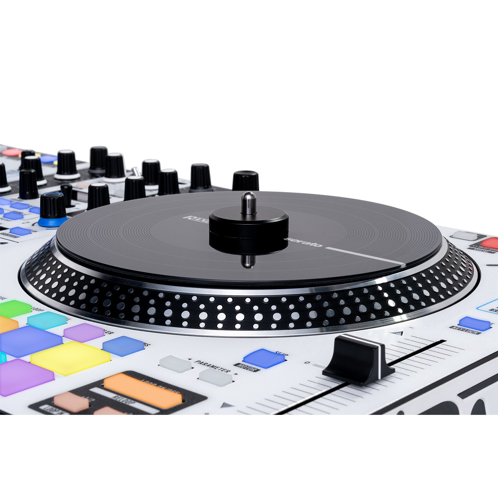 Rane ONE MKII Pro 2 Channel Stems Motorized DJ Controller w Black Laptop Case