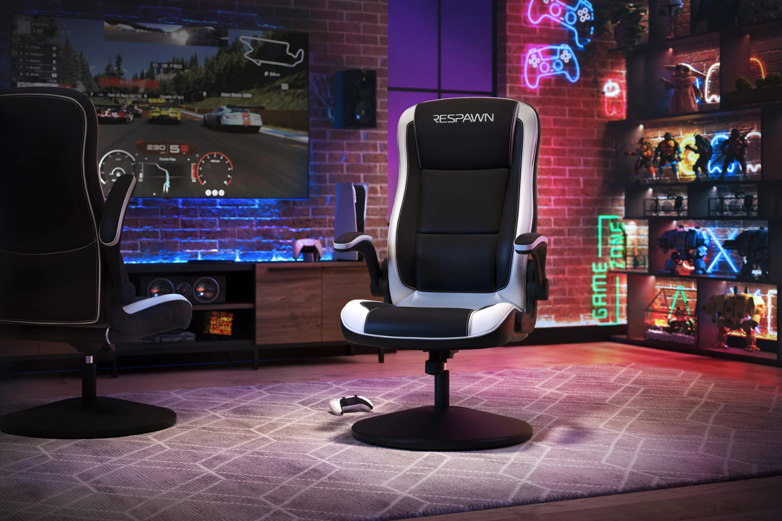 RESPAWN 800 Gaming Chair Reclining w/ Footrest Ergonomic Lumbar Support