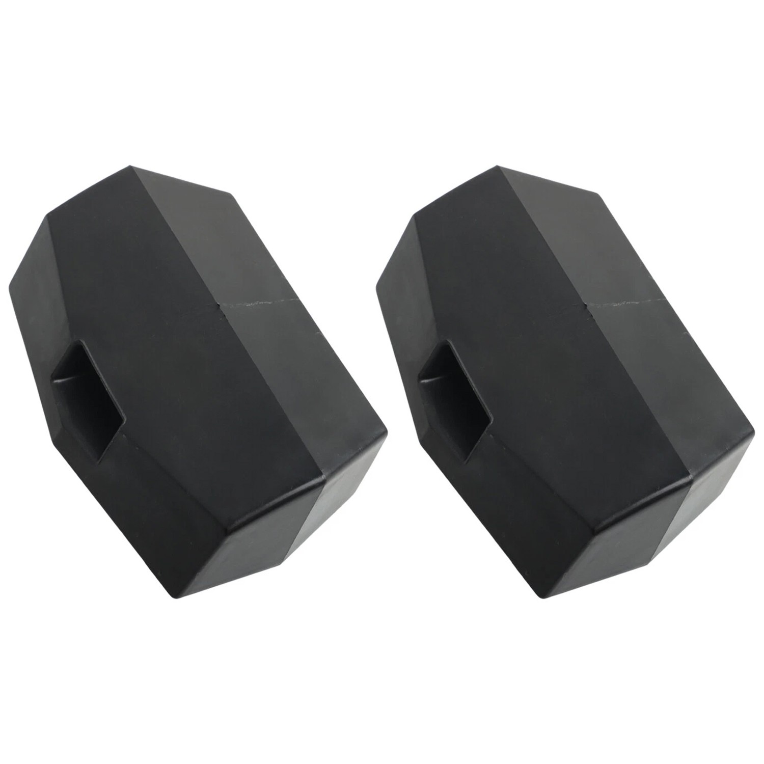 2 Pieces Black Hood Bumper Support Fit for Peterbilt 579 Kenworth T880 T680