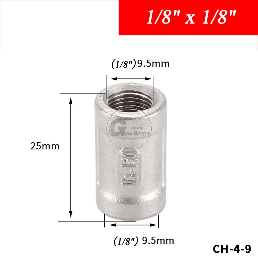 Bsp Female to Female Adaptors A2 Stainless Steel Reducing Connecting Socket