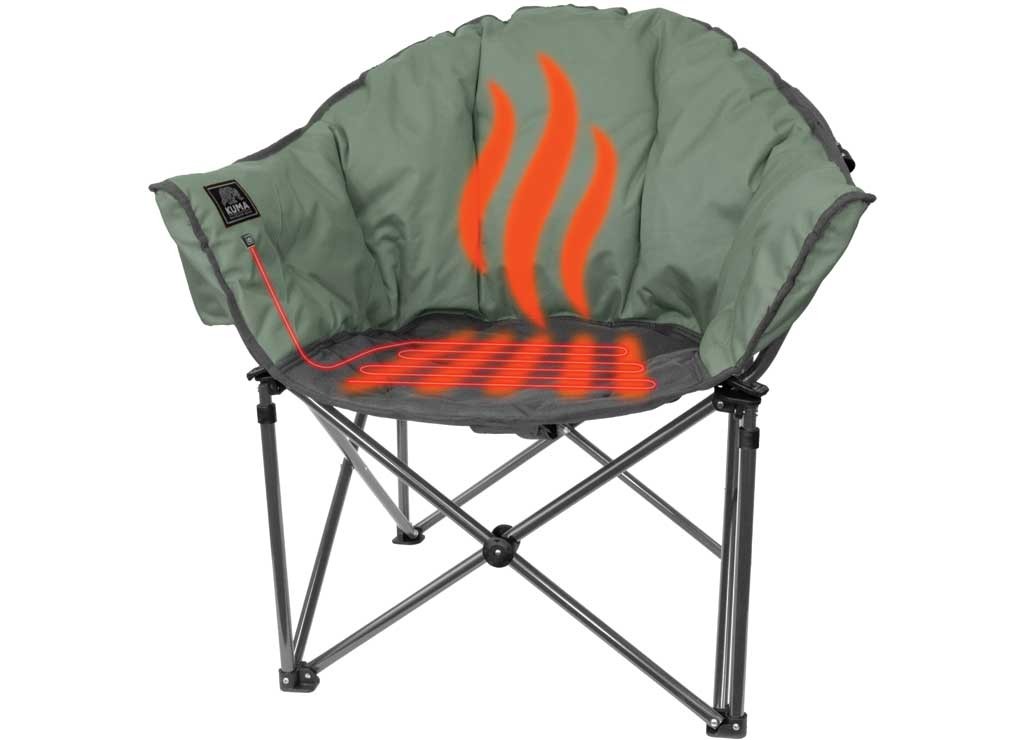 KUMA 892-KM-LBBTHCH-SG Lazy Bear Heated Chair Power Bank/Bluetooth Sage/Graphite