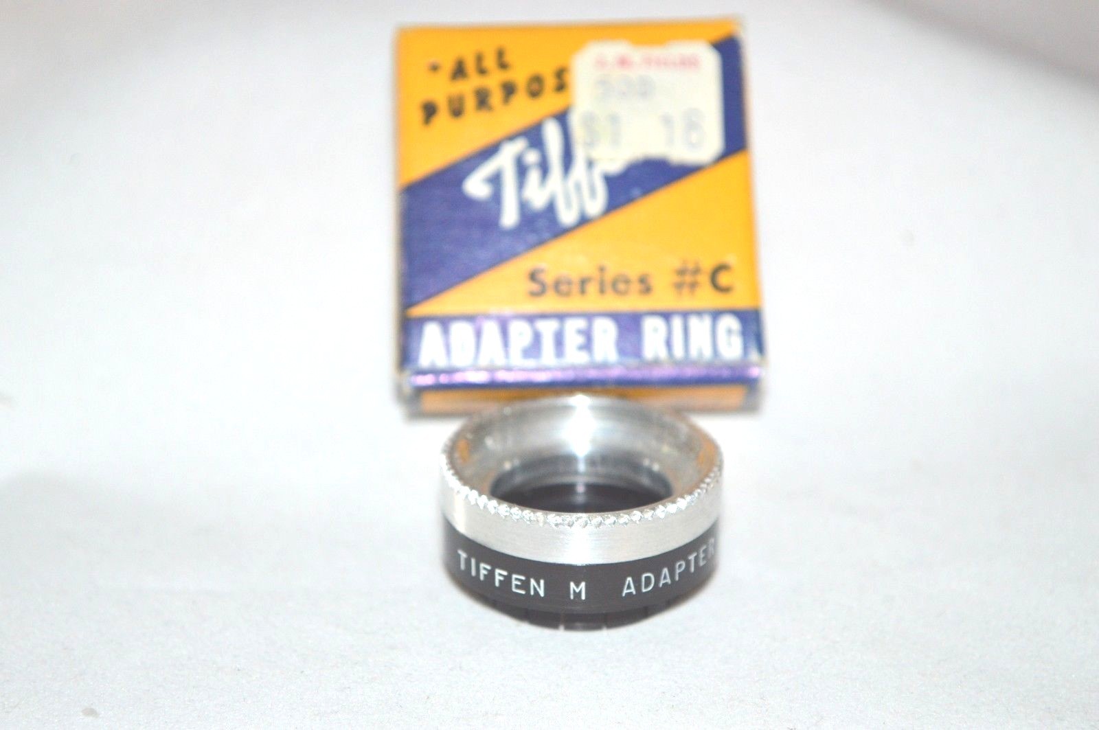 Tiffen NEW Series "C"  Metal Press-On(24 mm) Adapter "M" w Retng Ring USA (A-24)