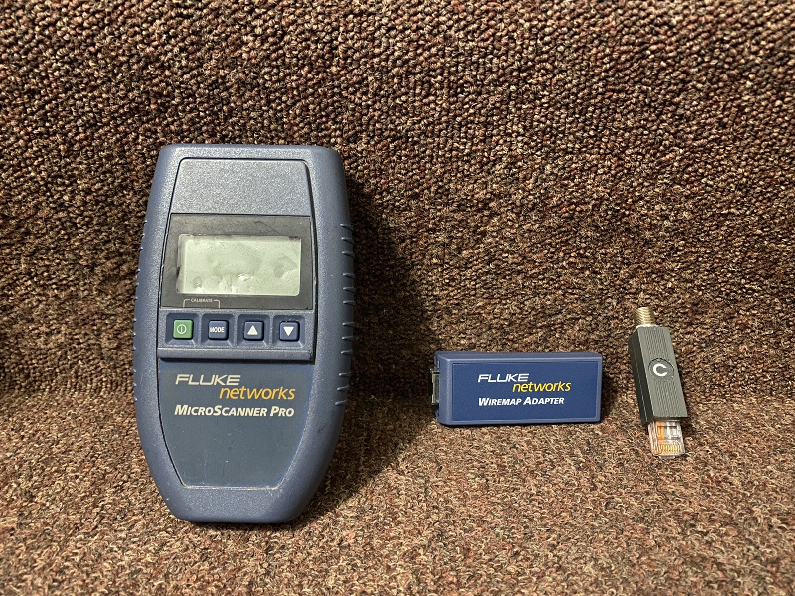 Fluke Networks Microtest MicroScanner Pro Network Canle Tester Verifier + Extras