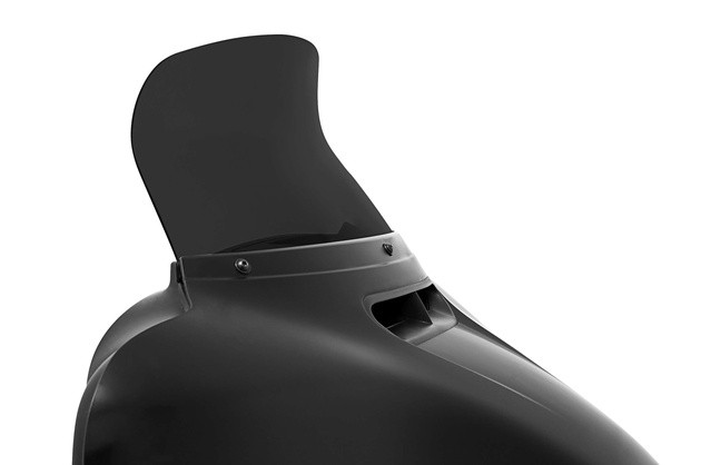 Memphis Shades Spoiler Windshield 8.5" Dark Smoke #MEP84810 Harley Davidson