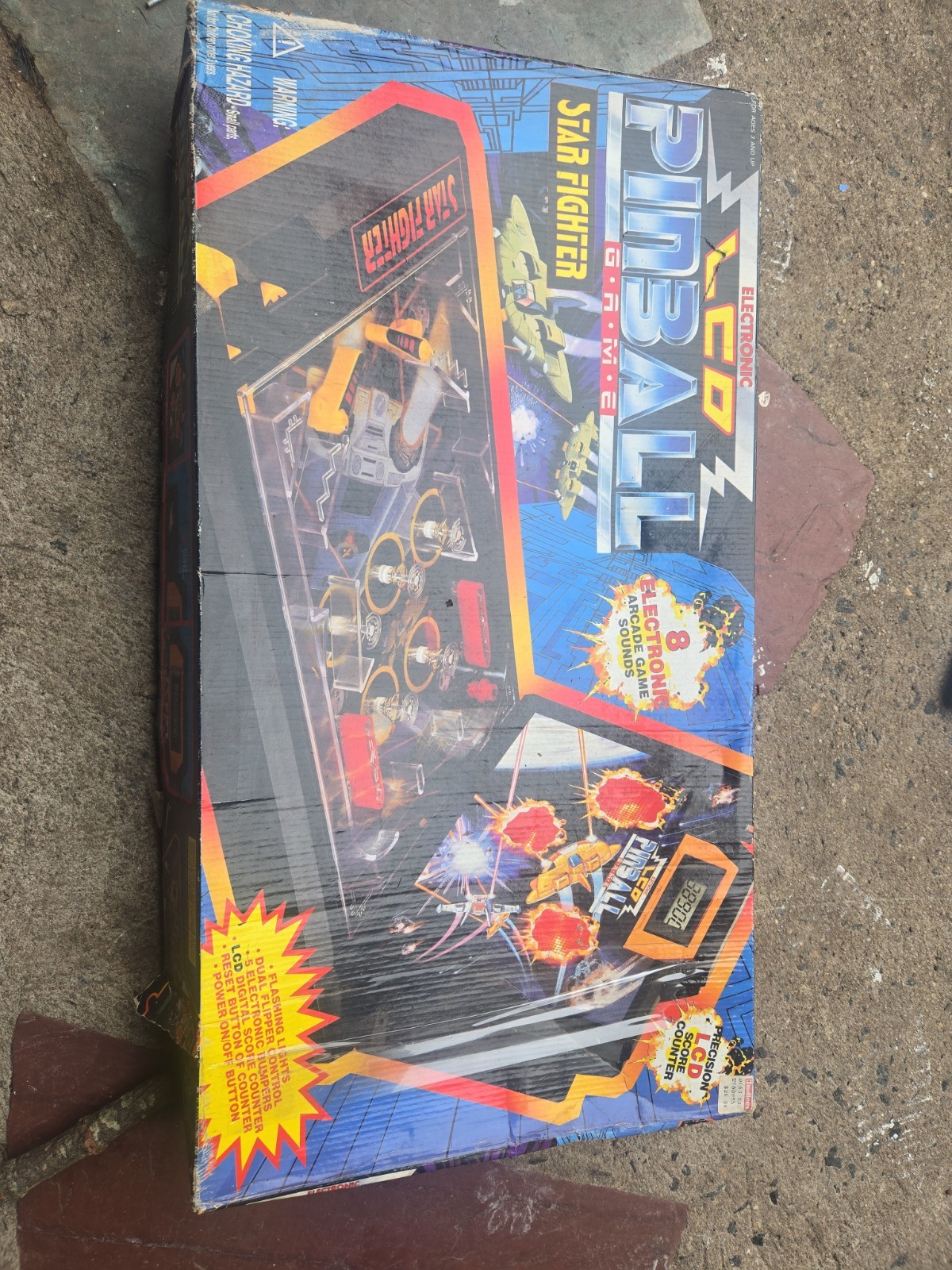 1990 Electronic Pinball Game Star Fighter No.  8675