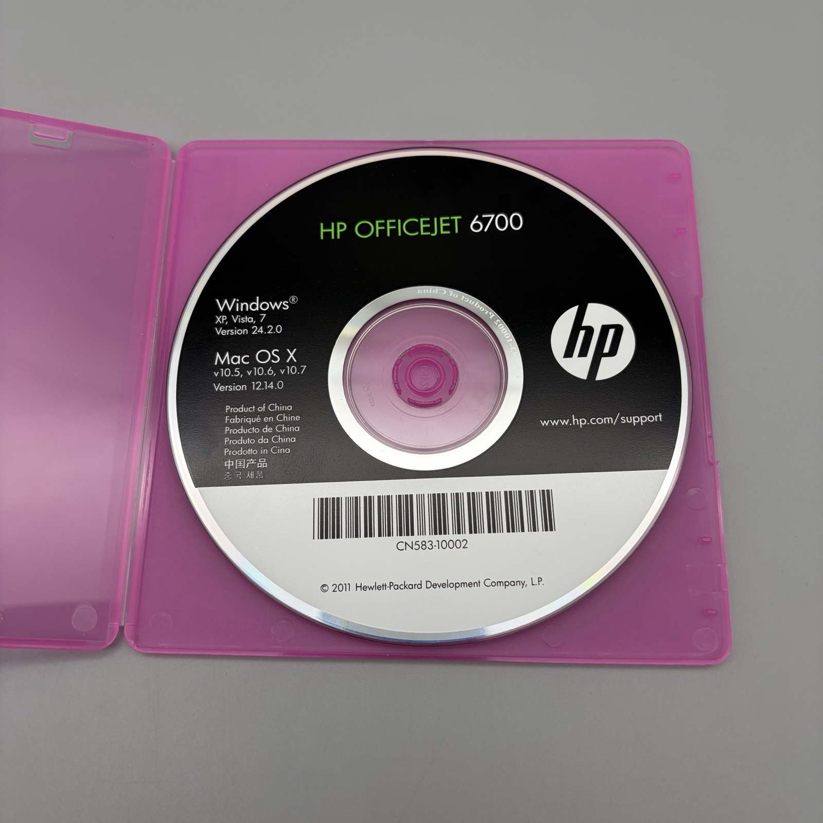 HP OfficeJet 6700 Printer Software Utility Disc Setup Drivers 2011 Windows & Mac