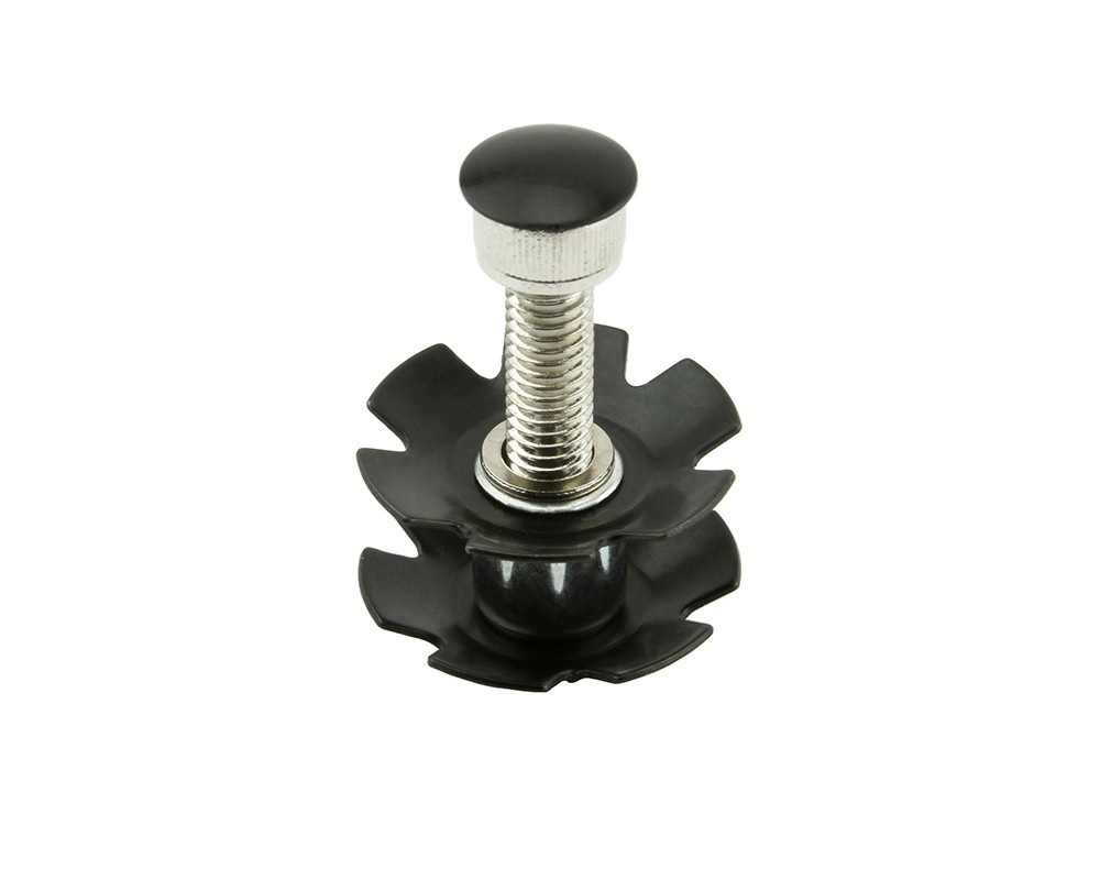1 1/8 Threadless Replacement Headset Star Nut And Bolt Black Chrome BMX MTB Bike