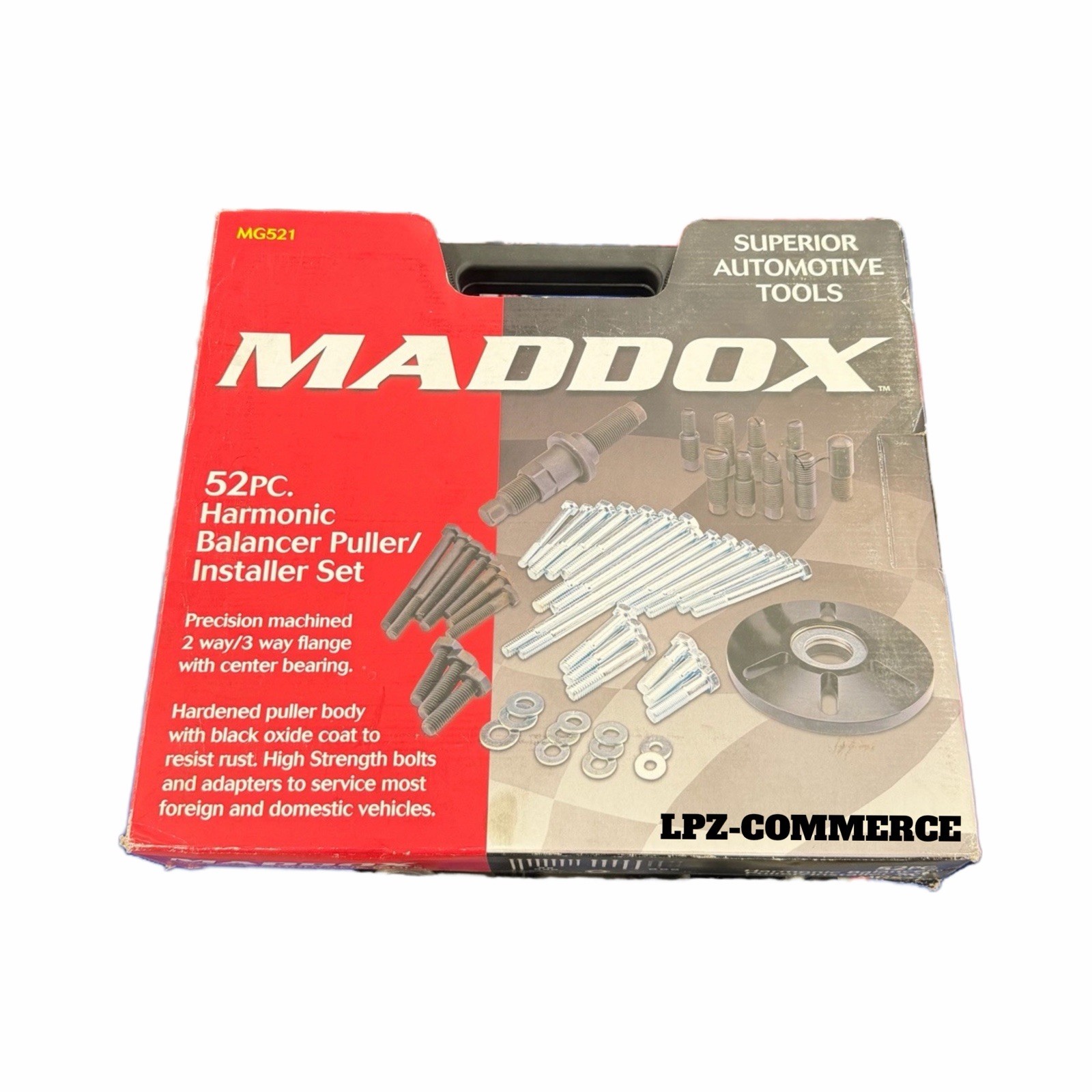 MADDOX Harmonic Balancer Puller/Installer Set, 52 Piece - Item 63740